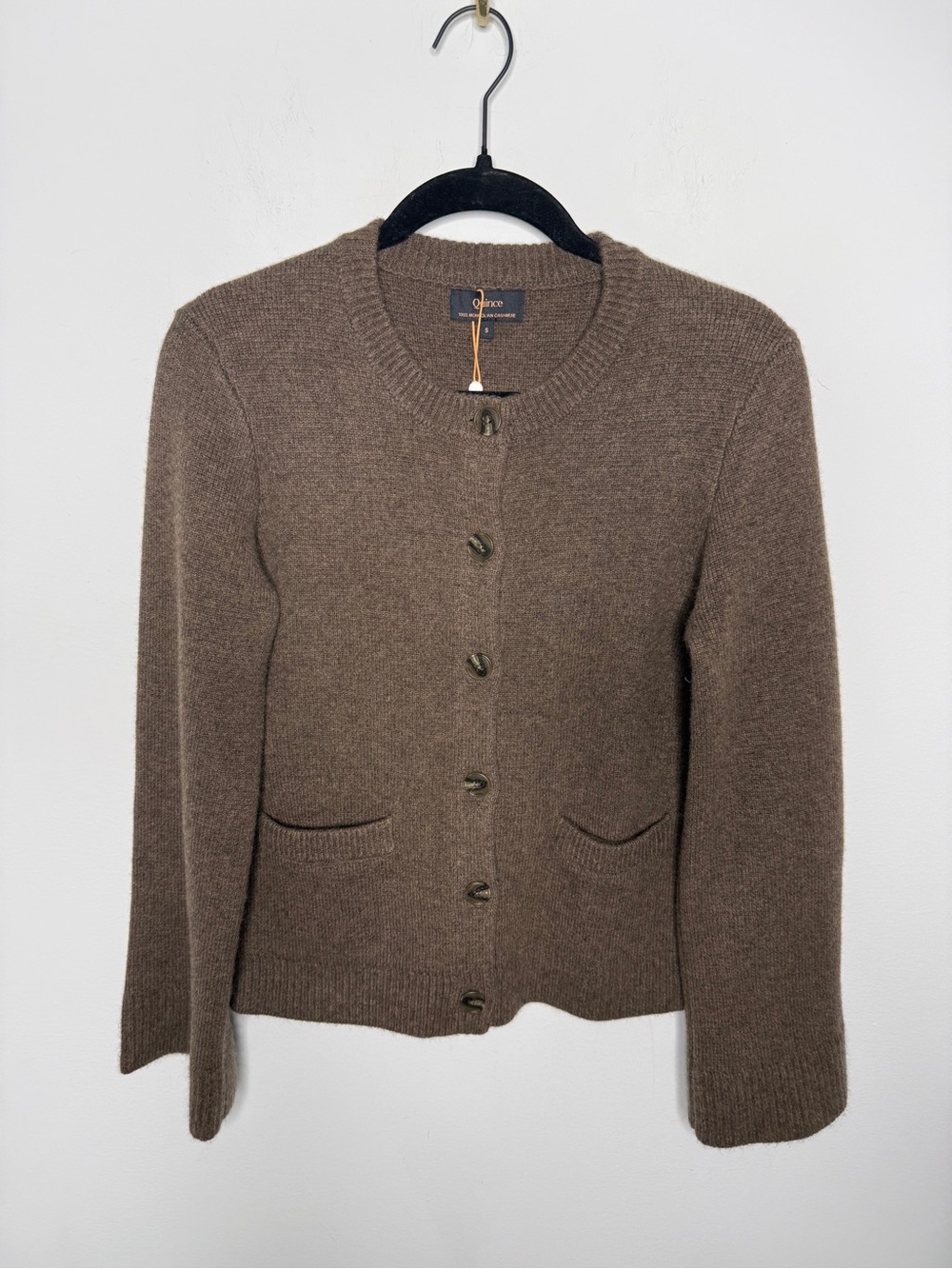 Quince Mongolian Cashmere Structured Cardigan S - Picture 2 of 7